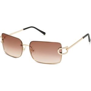 SOJOS Occhiali da Sole Donna Vintage Retrò Rettangolari Senza Montatura Trasparenti Quadrati Occhiali da sole SJ1178