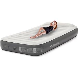 Naturehike Materasso Gonfiabile per 1 Persona 200x100x25 cm, Pompa Elettrica Ricaricabile, Letto Autogonfiabile di Alta Qualità, Perfetto per Campeggio, Casa e Ospiti