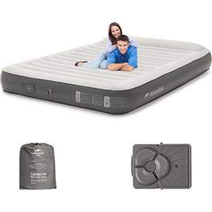 Naturehike Materasso ad Aria per 2 Persone 200x150x25 cm, Pompa Elettrica Ricaricabile, Letto Autogonfiabile di Alta Qualità per Campeggio e Uso Domestico