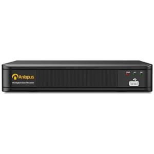 Anlapus 1080p DVR a 8 Canali, Videoregistratore Digitale, 8CH H.265+ DVR di Sorveglianza, Compatibile con Telecamera di Sorveglianza AHD / TVI / CVI / CVBS 960H, Senza Hard Disk
