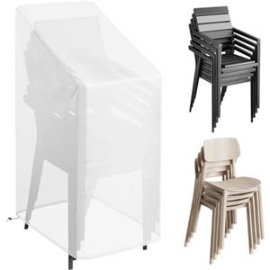 WOLTU Copertura Protettiva per Sedie, Sdraio da Esterno in PE, Copertura per Mobili da Giardino 68x96x110/150 cm Telo Anti-UV Impermeabile Resistente allo Strappo