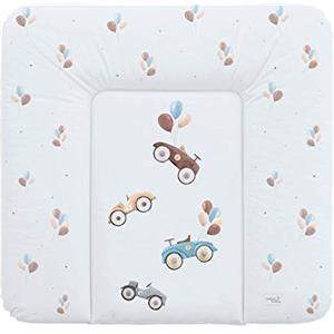 Ceba Baby® Fasciatoio Materassino - Fasciatoio neonato morbido - Cuscino Fasciatoio Lavabile per bambine e bambini - certificato Öko-Tex - impermeabile - 75x72 cm - auto retrò