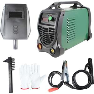 AKIZA Kit Saldatrice MMA 400A Inverter DC con Accessori Ideale per Rutili Basici Inox e Ghisa Regolazione della corrente da 30A a 160A Saldatrice Leggera e Portatile