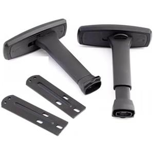 BORSAD 3D Braccioli Sedia Gaming Ricambio Braccioli Di Ricambio Per Sedia Da Gaming Sedia Gaming Braccioli Regolabili Altezza Ricambi Sedia Gaming Braccioli ( Colore : 3-hole steel plate a , Size : A pair )