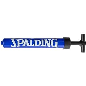 Spalding - Single Action Ball Pump - Blue - Needle Included - Air Pump Basketball Pump - Portable