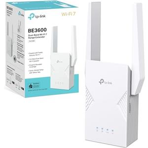 TP-Link WiFi 7 RE225BE Ripetitore WiFi BE3600Mbps, Porta Gigabit