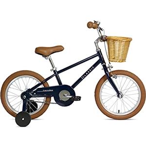 FabricBike Kids, Bicicletta da Corsa Unisex Bambini, Blu Navy Classico, 16: 3-7 Años (Estatura 96cm-120cm)