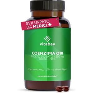 Vitabay Coenzima Q10 Ubiquinolo 200 mg - 60 capsule - alto dosaggio