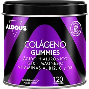 Aldous Bio Collagene e Acido Ialuronico - 120 Gummies - Collagene Idrolizzato