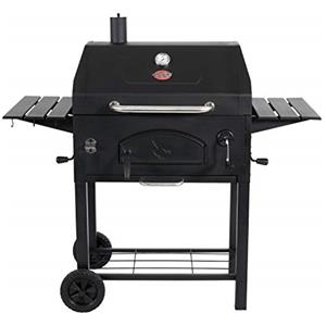 Char-Griller Griglia a carbone e affumicatore tradizionale in nero
