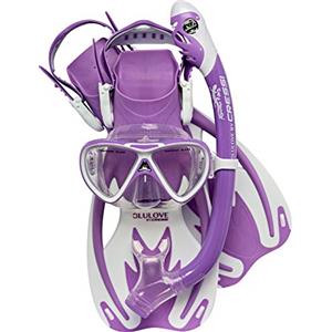 CRESSI Rocks PRO Dry Set - Lilac/White [S/M]