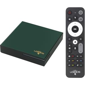 Ugoos SK4 PRO TV Box Android 14.0 Amlogic S905X5M-K 4 GB di RAM 64 GB di ROM Dual WiFi 2.4G/5G Ethernet 100M USB 2.0 BT5.4 Supporto HEVC H.265 AV1 VP9 4K HDR Box