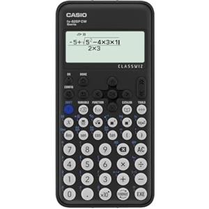 Casio FX-82SP CW - Calcolatrice scientifica, consigliata per curriculum spagnolo e portoghese, 5 lingue, più di 300 funzioni, colore grigio scuro