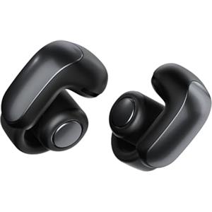 Bose Ultra Open Earbuds Auricolari Open-ear Wireless Bluetooth 5.3 con Lunga Durata della Batteria, Tecnologia OpenAudio, Fino a 48 Ore di Autonomia, Nero
