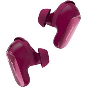 Bose QuietComfort Ultra Bluetooth auricolari 2ª Gen, wireless con cancellazione del rumore, fino a 6h di autonomia, IPX4, audio immersivo, bassi profondi, prugna intenso