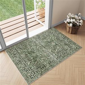 HUGEAR Zerbino Ingresso Esterno Tappeto 60x90cm Verde Tappeti