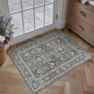 HUGEAR Zerbino Ingresso Esterno Tappeto 60x90cm Nero