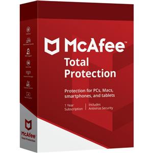 McAfee Total Protection 2026 5 Dispositivi 1 Anno Windows / MacOS / Android / iOS