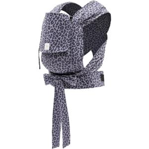 Stokke Marsupio Stokke Limas, Leopard Lilac (OCS) - Marsupio per neonati con mezza fibbia - Tre opzioni di trasporto - Sicuro, dalla nascita fino a 15 kg