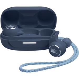 JBL Reflect Aero Cuffie In-Ear True Wireless Bluetooth, Auricolari Impermeabili e Antipolvere IP68 con Cancellazione Adattiva del Rumore, per Musica e Chiamate, Autonomia 8+16 Ore, Blu