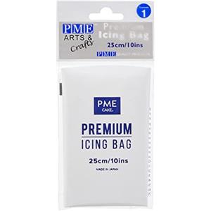 PME IB1017 sac à Poche in Tessuto qualità Premium, Plastica, Bianco, 16 x 0.1 x 25 cm