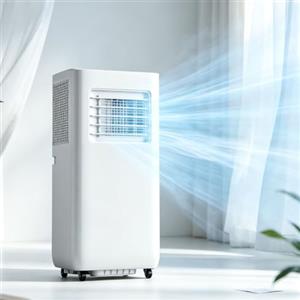 GEJLELDS Condizionatore d'aria portatile da 14000 BTU, unità di climatizzazione 4 in 1, condizionatore a piantana, silenzioso con telecomando per appartamenti, dormitori, camere da letto e cucine 14000BUT