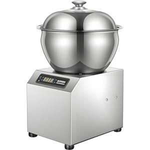 TozMvi Impastatrice Professionale, 5 kg/8 kg, Impastatrice a Doppia Rotazione in Acciaio Inox per Pizza E Pane con Coperchio a Vista per Panetteria 8kg
