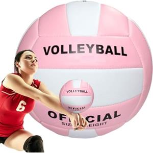 Generico Pallavolo Esterno Resistente all'usura, Morbido, Portatile per Allenamento | Pallone Per Partita All'Aperto per Spiaggia, Piscina, Interni, , Campo, Sport di