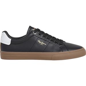 Pepe Jeans Kenton Base M, Sneak Uomo, Black, 41 EU