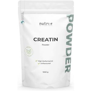Nutri + Creatina monoidrato 1000 g - Creatina in Polvere - pura al 99,99% | ad alto Dosaggio, ultra fine, vegana e neutra - Creatine Powder Mono Mesh 200 non aromatizzata - Qualità premium