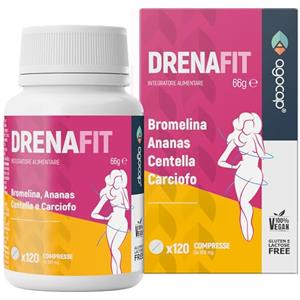 Agocap Integratore con Bromelina, Ananas e Finocchio - con Centella Asiatica, Tarassaco, Carciofo, L-Carnitina e Ginkgo Biloba - 120 Compresse - con Bromelina