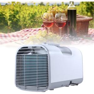 GZGHRZQS Climatizzatore Portatile da Campeggio AC/DC 220V/12V/24V, Condizionatore per Roulotte, Timer, 420W-600W, Raffreddamento Efficace Ideale per Camper, Tenda, Camion, Outdoor