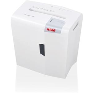 HSM shredstar X5 1043121 Distruggidocumenti da 4,5x30 mm, Bianco argento, taglio a frammenti