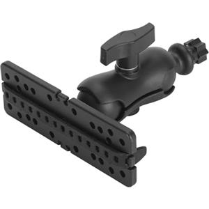 Alomejor Durevole Supporto Elettronico per Ecoscandaglio con Base di Montaggio a Sfera Rotante a 360 Gradi per Canoa Kayak Nylon 1 unità