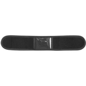 Harilla きん Harilla Cinturino Cavigliera Regolabile Contapassi Bracciale Fascia Caviglia Pedometro Supporto Dispositivo Passi Fascia Sport Struttura Imbottita in Neoprene, Nero, PVC Trasparente
