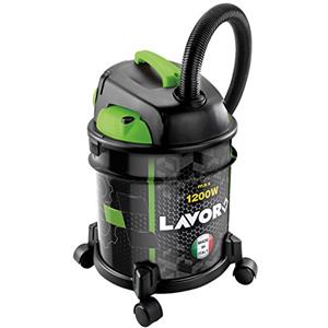 Lavor Aspiratore Solidi e Liquidi RUDY 1200 S, Funzione Soffiante, Capacità Vano Raccolta 20 l, Serbatoio in Metallo, 18 kPa, 1200 Watt max