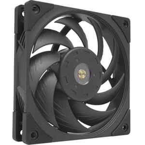 Mars Gaming MF-NC, Ventola PC PWM 120mm, Cuscinetto FDB in Copper Hyper-balanced, Silenziosa con Design a Lame Ibride, Professionale per Computer, Nero