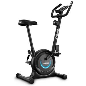 ZIPRO Cyclette da Casa con 8 Livelli di Resistenza Magnetica, Supporto per Smartphone, Schermo LCD, Sella Regolabile, Cyclette per Casa per Più Esercizi, Ciclette Professionale da Camera (One S)