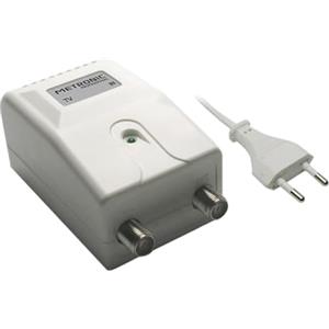 Metronic 414111 Alimentatore per Amplificatori d'Antenna, Bianco