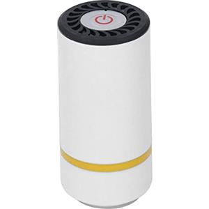 Asixxsix Sigillatore sottovuoto portatile,macchina per sigillare sottovuoto automatico sottovuoto Macchina sottovuoto portatile senza fili per laconservazione degli alimenti design compatto (Bianco avorio)
