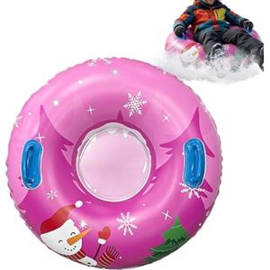Hozaenwa Ciambella neve resistente Tubo scivolo gonfiabile rotondo per neve con
