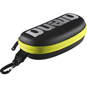 arena Astuccio per Occhialini da Nuoto, Custodia Occhialini, Astuccio Rigido, Goggle Case, Colore Nero