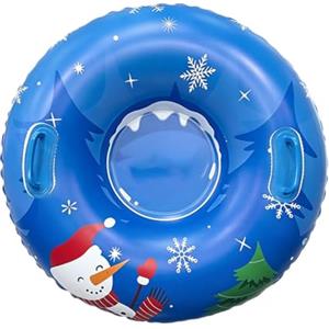 Yidueace Slittino gonfiabile per neve Tubo Gonfiabile Rotondo Da Scivolo Su Neve Con | Anello Slittino Per Esterni Feste e raduni all'aperto, sport invernali, , piscina e spiaggia