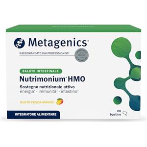 Metagenics Nutrimonium HMO - Supporto Intestinale - 28 Bustine | Miscela all-in-one con prebiotici HMO, probiotici vivi, L-glutammina e nutrienti essenziali per l'ecosistema intestinale.