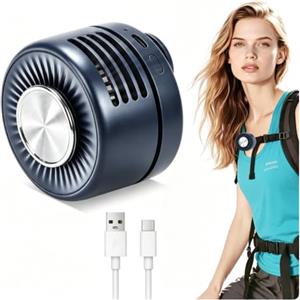 MplehDa Mini Ventilatore Clip Mini Ventilatore Portatile Mini Ventilatore USB Ricaricabile Mini Fan