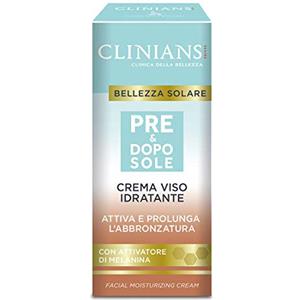 CLINIANS Crema viso idratante pre & doposole, 200 ml