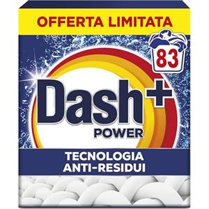 Dash Detersivo Lavatrice Per Bucato In Polvere, 83 Lavaggi, Tecnologia Anti Residui, Rimuove le Macchie, Efficace anche a Freddo e in Cicli Brevi