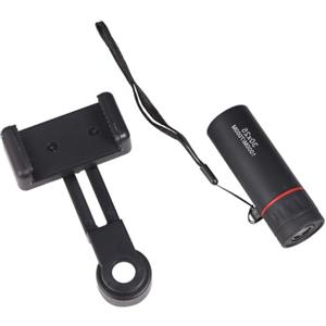 GRIRIW Telescopio Monoculare Outdoor, Cannocchiale Monoculare 16x, Diametro Oculare 23mm e Obiettivo 52mm, Nero, Supporto per Telefono, per Birdwatching, Anziani Stile Stili multipli