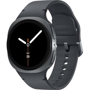 Samsung SMARTWATCH SAMSUNG GALAXY WATCH 8 40MM SM L320 WIFI CASSA SILVER CINTURINO NERO