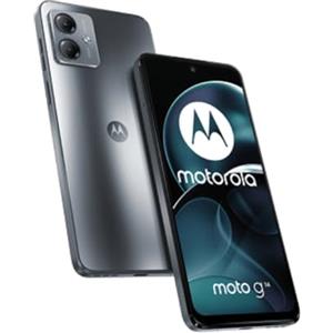 Motorola moto g14 (8/256 GB espandibile, Doppia fotocamera 50MP, Display 6.5 FHD+, Unisoc T616, batteria 5000 mAh, Dual SIM, Android 13, Cover Inclusa), Grigio (Grey)